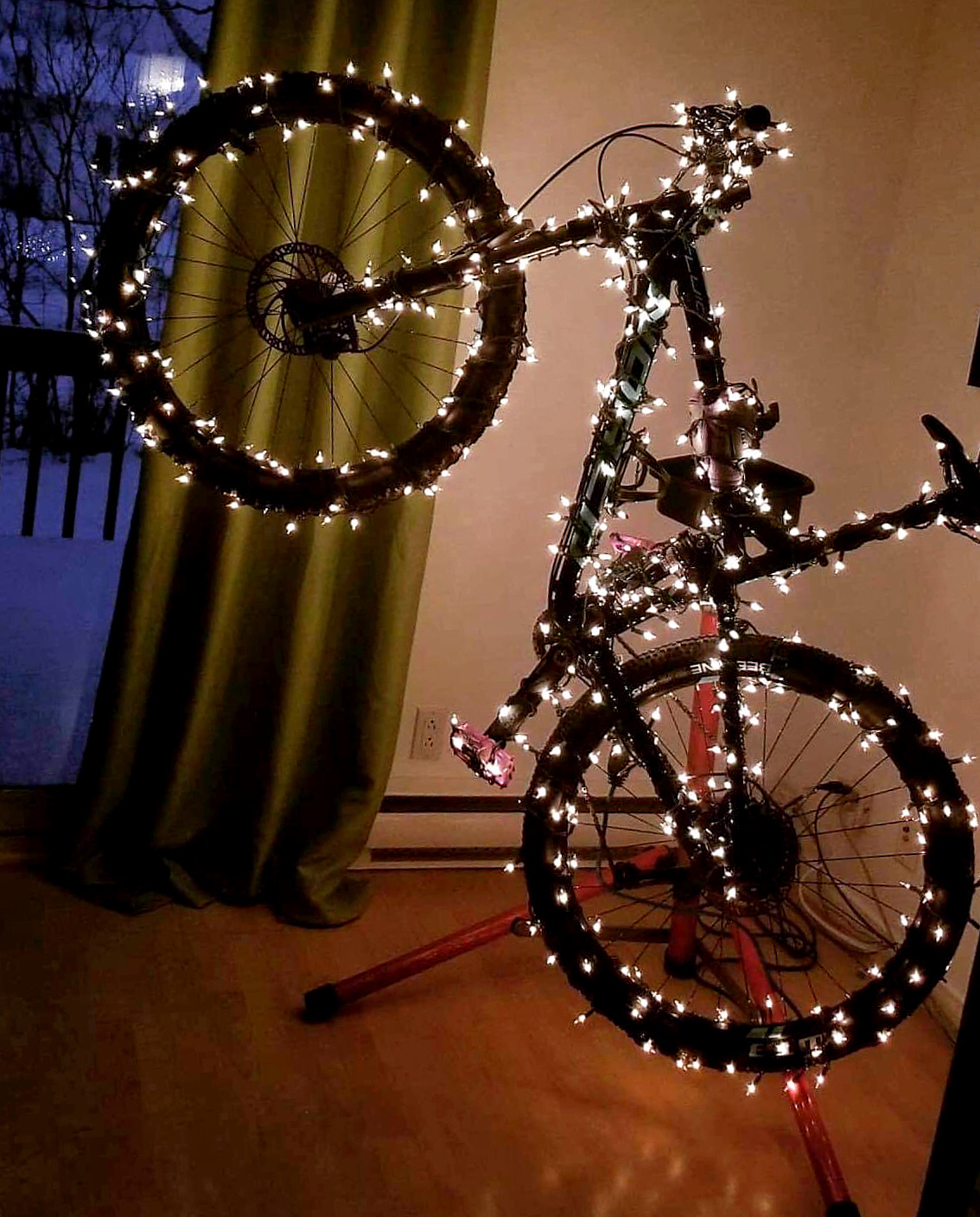 Vélo de Noël